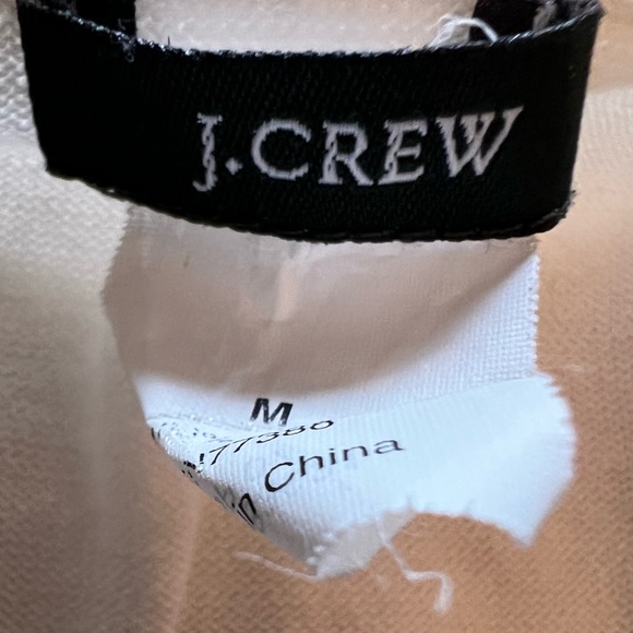 Women’s JCrew Argyle Vneckoff white green, blue sweater - Picture 3 of 3